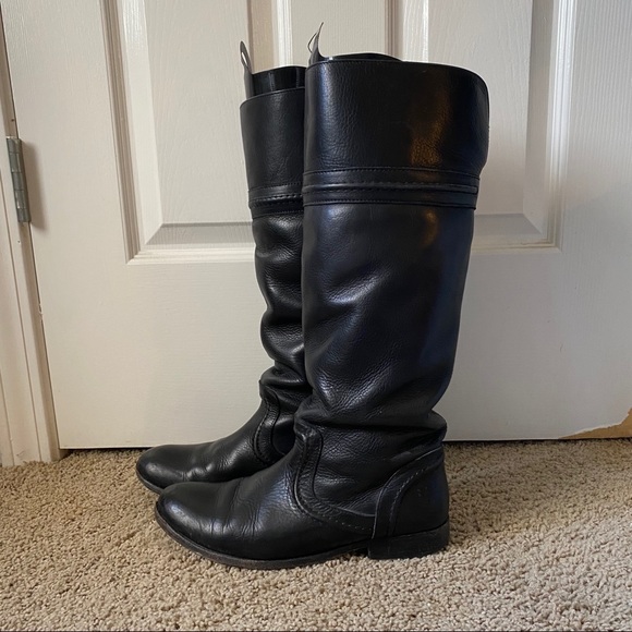 Frye | Shoes | Frye Melissa Trapunto Boots Black Size 9 | Poshmark